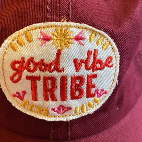 NWOT Good Vibe Tribe Embroidered Baseball Hat - Picture 2 of 5